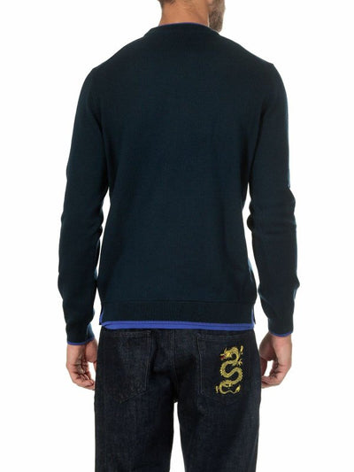 Pullover Blu Logo Tiger