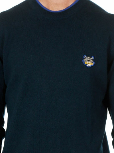 Pullover Blu Logo Tiger
