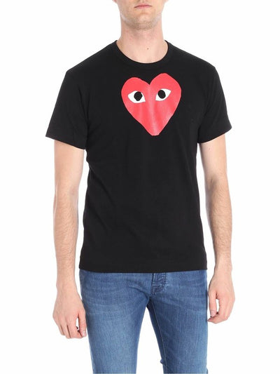 Black Red Heart T-shirt