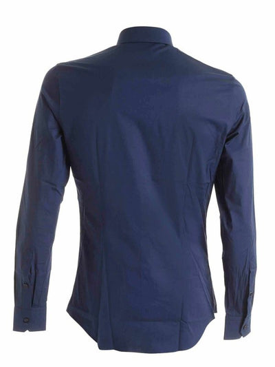 Camicia Blu Con Patch Teddy Bear