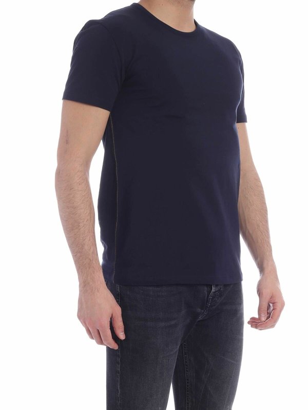 T-shirt Basic Blu Navy Con Logo