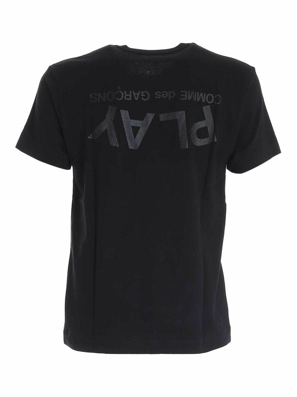 T-shirt Nera Con Stampa Logo Nera