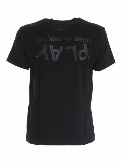 T-shirt Nera Con Stampa Logo Nera