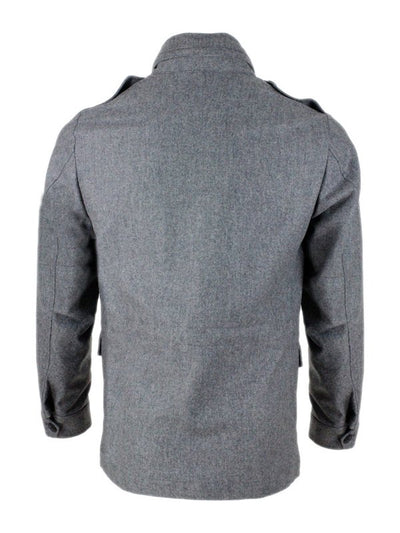 Field Jacket In Lana