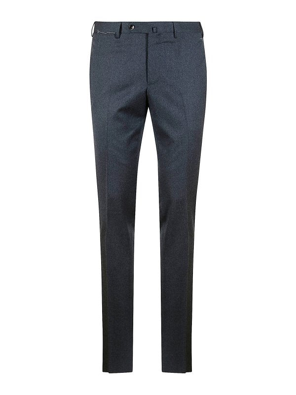 Pantaloni In Lana Stretch