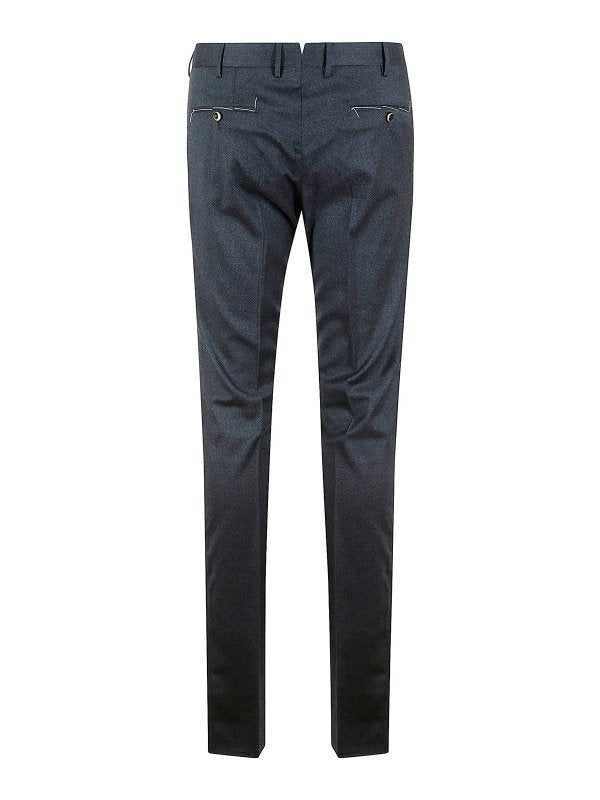 Pantaloni In Lana Stretch