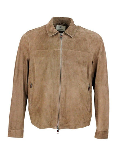 Giacca Con Collo A Polo Con Zip