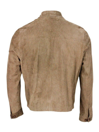 Giacca Con Collo A Polo Con Zip