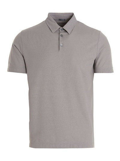 Polo In Cotone Ghiaccio