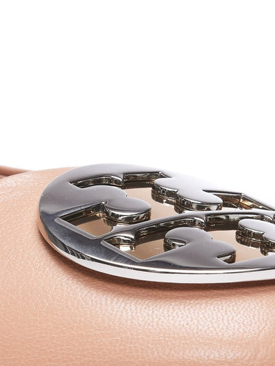 Ballerine Claire In Pelle Con Placca Logo