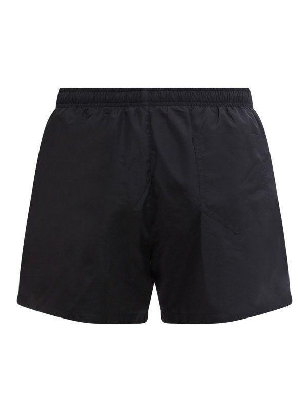 Boxer Mare In Nylon Con Stampa Logo