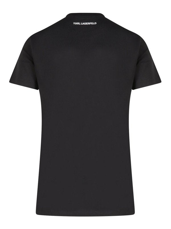 T-shirt In Cotone Biologico Con Stampa