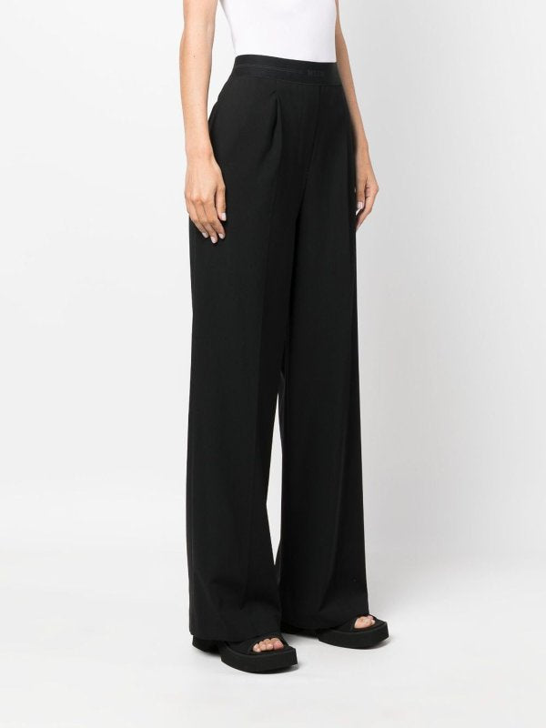 Pantaloni Neri A Vita Alta
