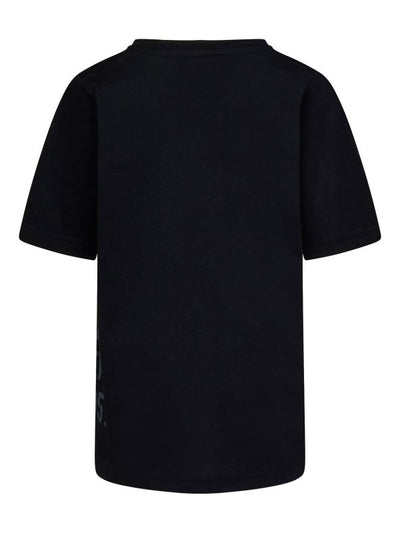 T-shirt Unisex Per Bambini In Cotone Nero