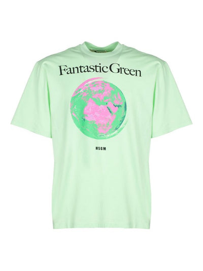 Fantastica T-shirt Del Mondo Verde
