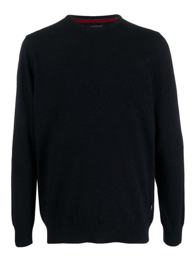 Felpa In Lana-cashmere A Maglia Fine