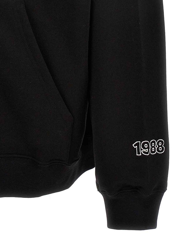 Felpa Con Cappuccio Con Stampa Logo