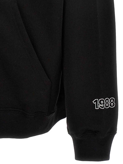 Felpa Con Cappuccio Con Stampa Logo
