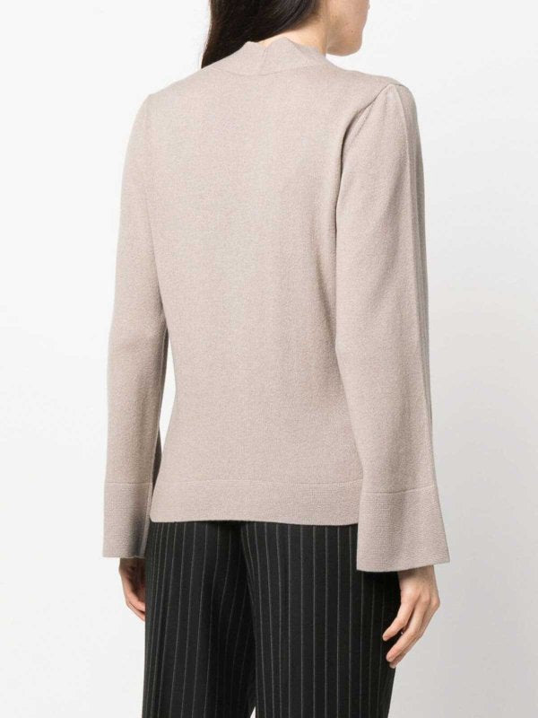Cardigan Con Scollo A V