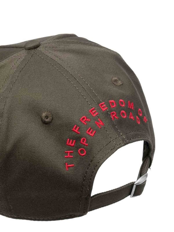 Berretto In Cotone Con Patch Logo
