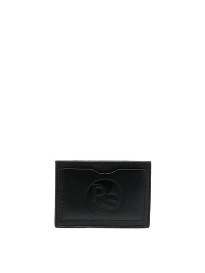 Portacarte In Pelle Con Logo Impresso
