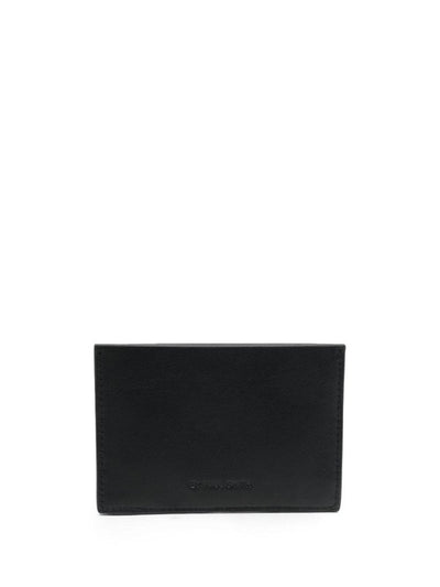Portacarte In Pelle Con Logo Impresso