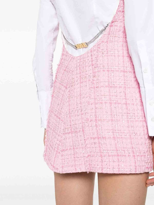 Abito A Campana In Tweed