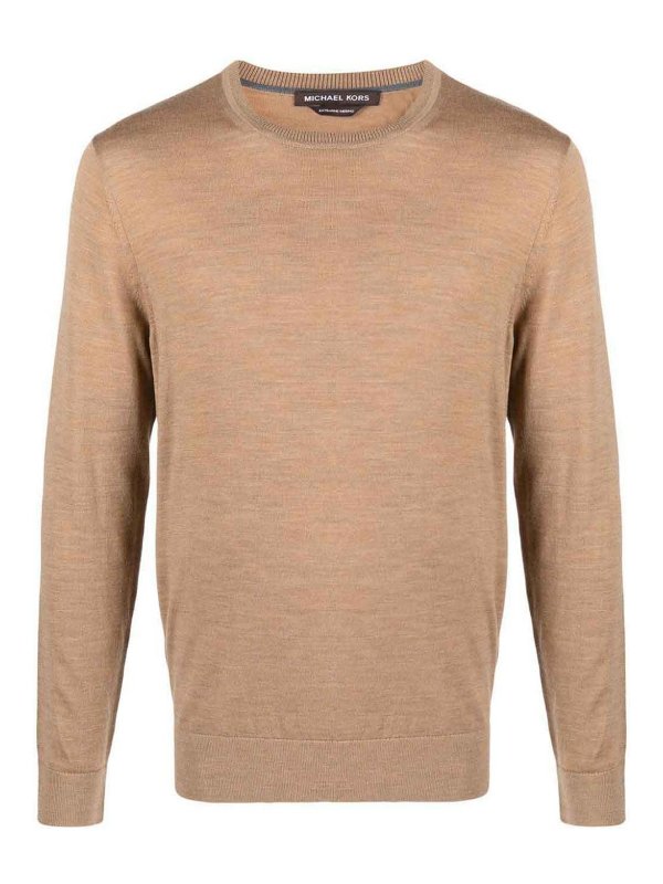 Pullover Girocollo In Lana