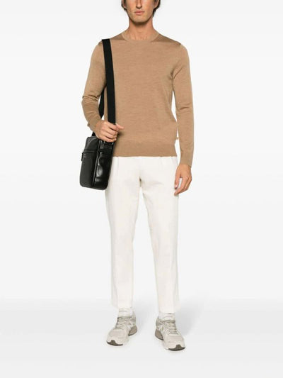 Pullover Girocollo In Lana