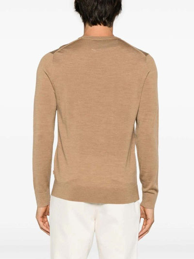 Pullover Girocollo In Lana