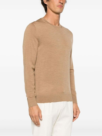 Pullover Girocollo In Lana