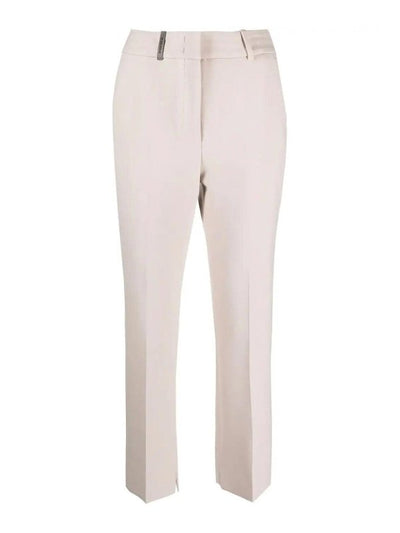 Pantaloni A Gamba Dritta