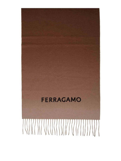 Sciarpa In Cashmere Nuance Effetto Sfumato