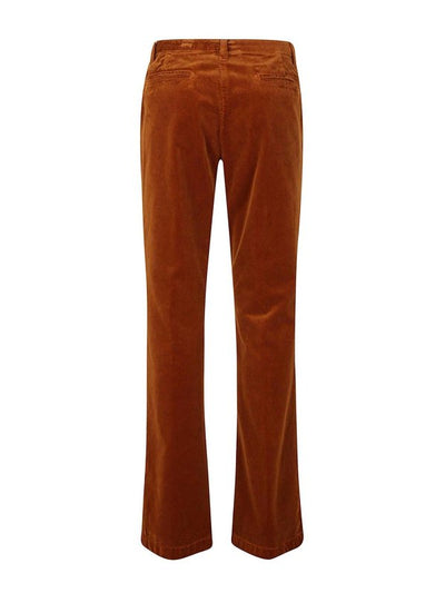 Pantalone In Velluto Con Zip