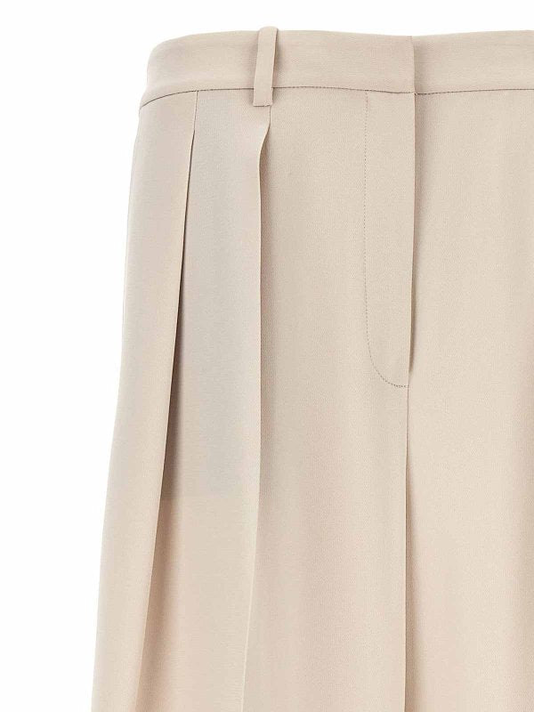 Pantaloni In Crépe Dell'ammiraglio
