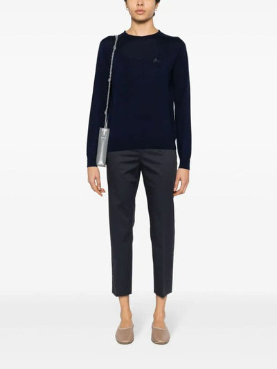 Pantaloni A Gamba Dritta