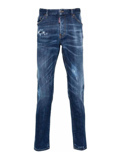Jeans Effetto Baffi