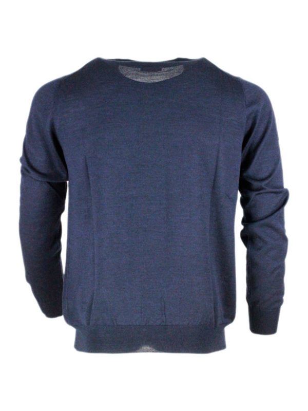 Maglione Girocollo Blu