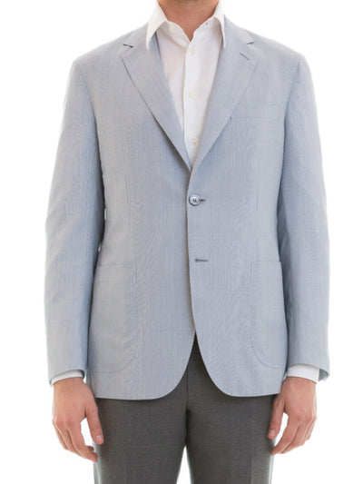 Blazer Destrutturato In Lana E Seta