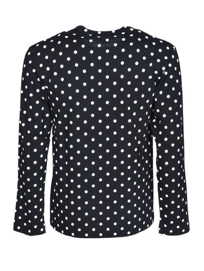 T-shirt Nera Red Heart Dot