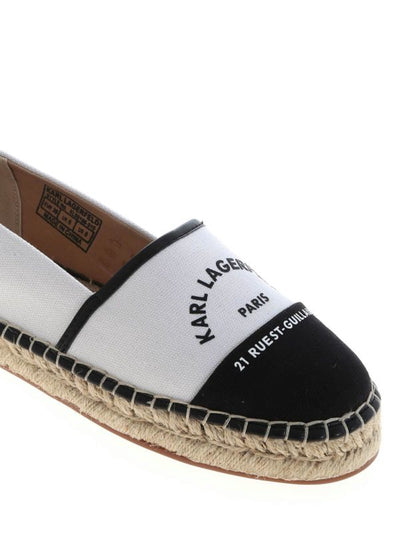 Espadrillas Kamini Bianche E Nere