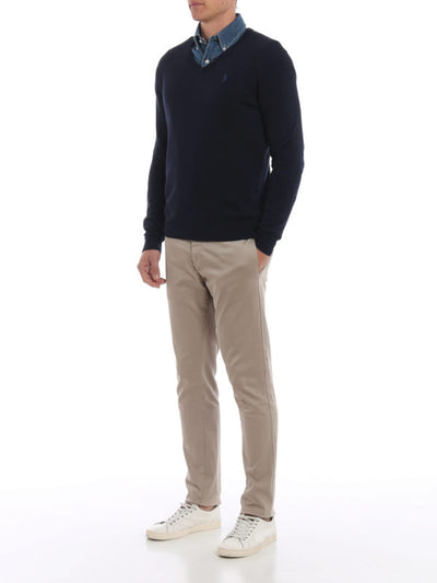 Maglione Logato In Cotone