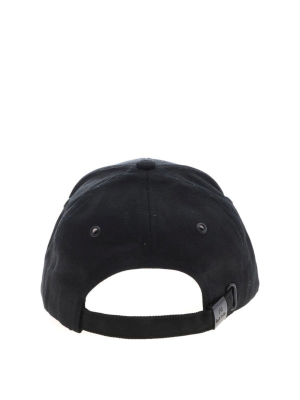 Cappello Da Baseball Nero Con Ricamo Zebra